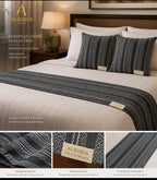 Bed Runner & Throwpillow Set