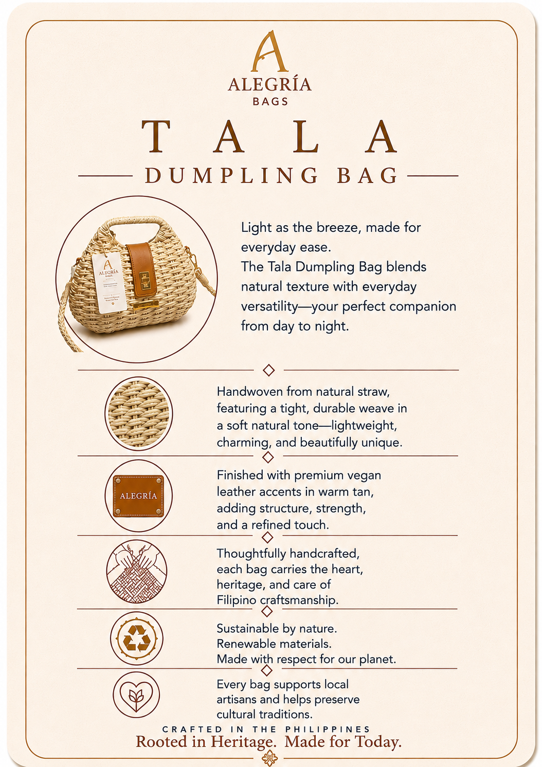 Tala Dumpling Bag