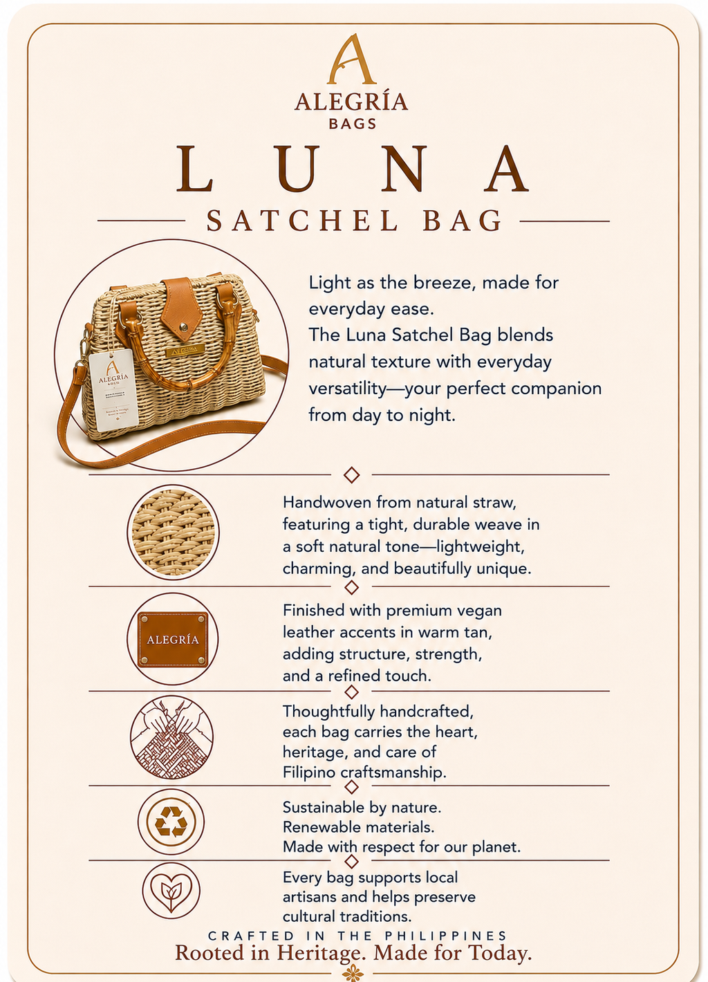 Luna Satchel Bag