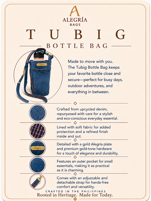 Denim Bottle Bag